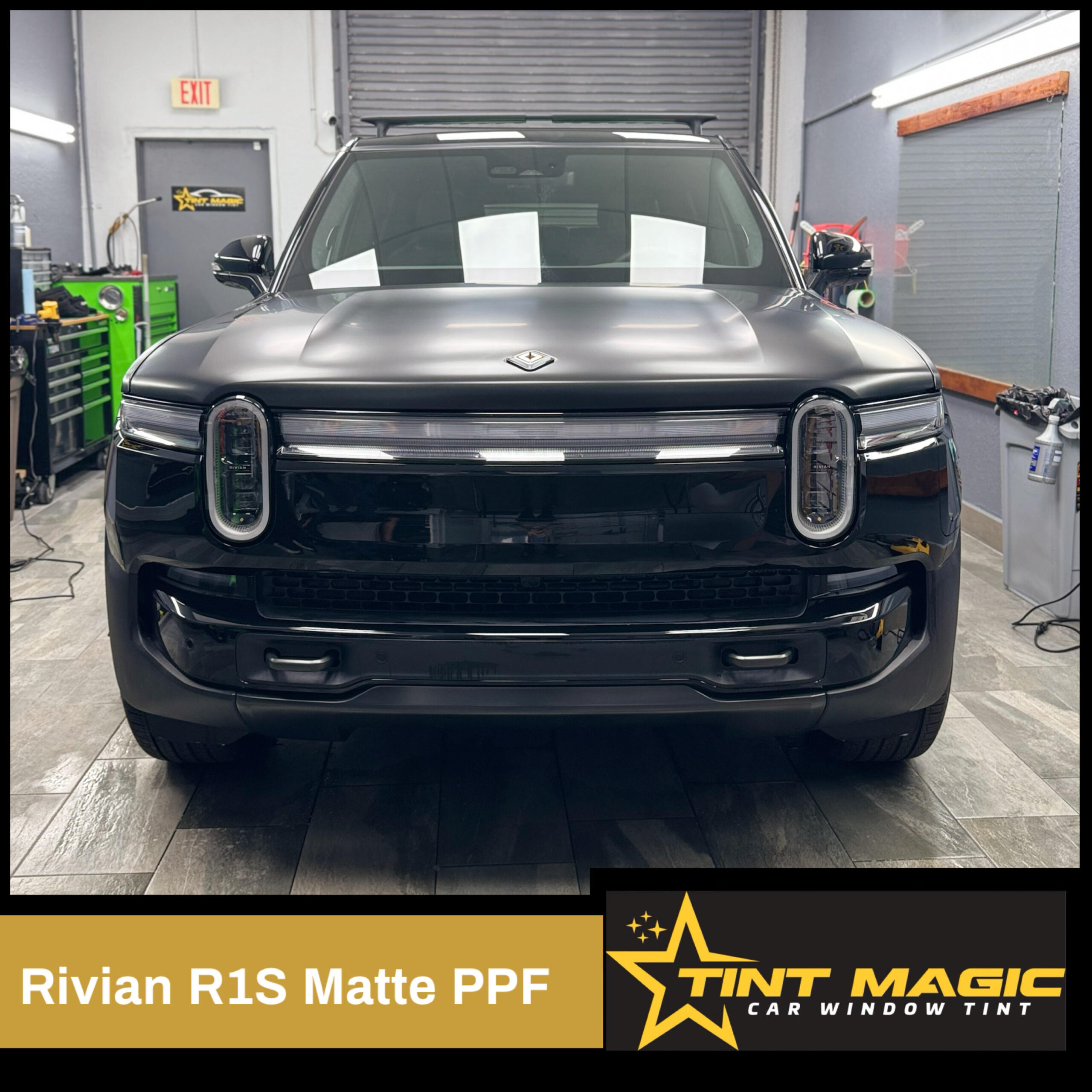 Rivian R1S Matte PPF and Ceramic Window Tint by Tint Magic Coral Springs