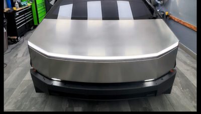 Tesla Cybertruck window tint and windshield