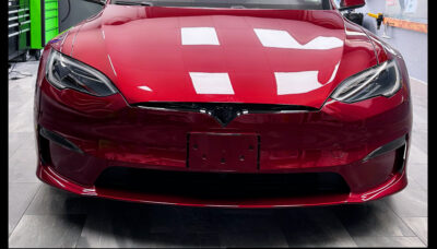 Tesla S ceramic window tint by Tint Magic Coral Springs
