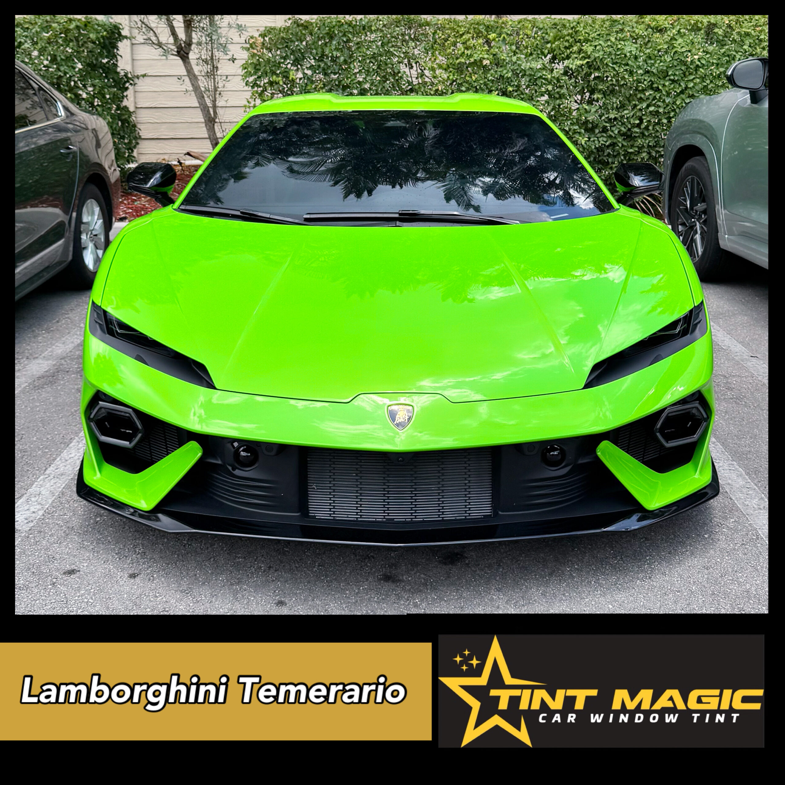 Lamborghini Temerario Ceramic Window Tint by Tint Magic Coral Springs