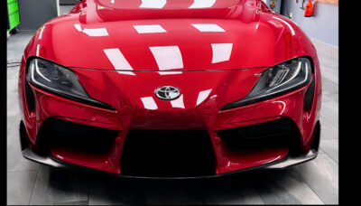Toyota Supra PPF Paint Protection Film and Ceramic Tint by Tint Magic Coral Springs